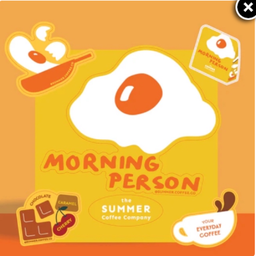 Sticker M (Morning Person)