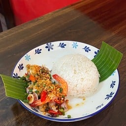 ข้าวทะเลคั่วพริกเกลือ