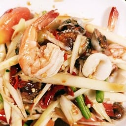 ตำทะเลรวม (ปลาร้า)