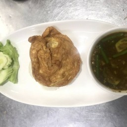 ชุดไตปลา+ไข่เจียว