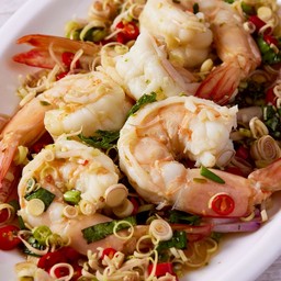 กุ้งจัมโบ้พล่า