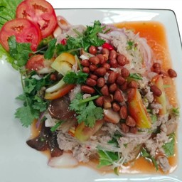 ยำวุ้นเส้นหมูสับ