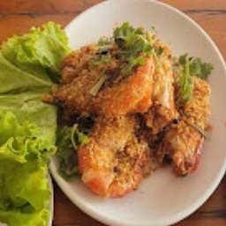 กุ้งทอดกระเทียม