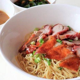 บะหมี่เป็ดย่าง+หมูแดง