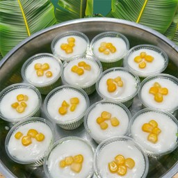 ตะโก้ กะทิสด (สาคูข้าวโพด)
