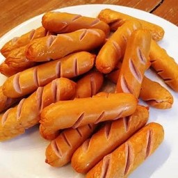 ไส้กรอกหนังกรอบทอด