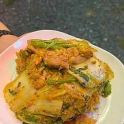 สุกี้แห้งฮักเมา หมู