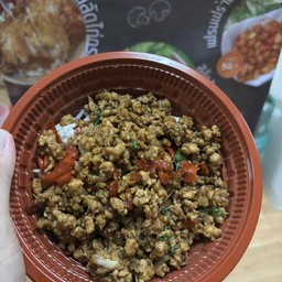 กะเพราหมูสับ