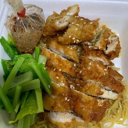 ข้าวไก่กรอบ