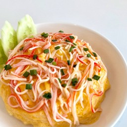 ข้าวไข่ข้นปูอัด