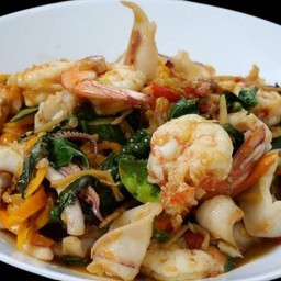 ผัดฉ่า-กับข้าว