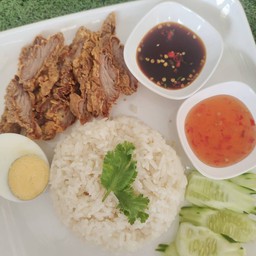 ข้าวมันหมูทอด