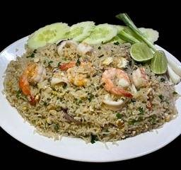 ข้าวผัด-จานเปลกลาง