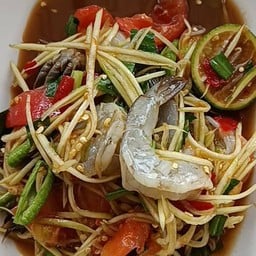 ตำกุ้งสด