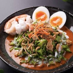 ยำถั่วพูกุ้ง ไข่มะตูม