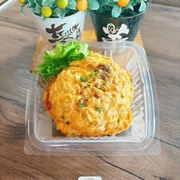 ข้าวไข่เจียวไก่สับ