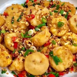 ข้าวเต้าหู้คั่วพริกเกลือ (Delivery)
