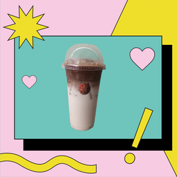 ลาเต้มะพร้าวนมสด ทูโทน