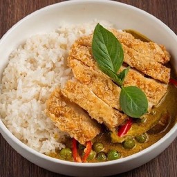 ข้าวหน้าไก่ทอดกรอบจัมโบ้