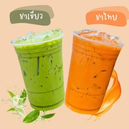 ชาไทยขวด+น้ำแข็ง