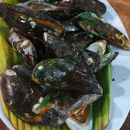 หอยแมลงภู่เผา ครึ่งกิโล