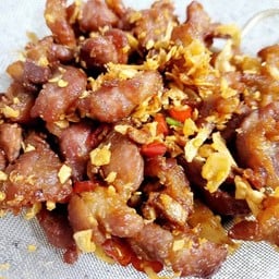 ข้าวเหนียวหมูทอด 3สี