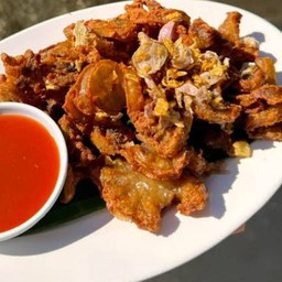 ไส้อ่อนทอดกระเทียม