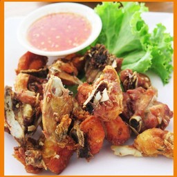 ไก่บ้านทอดเกลือ