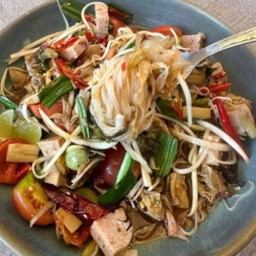 ตำป่าไก่ยอ,หมูยอ