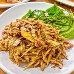 ตำมะม่วงหน้าปลาแห้งป่น