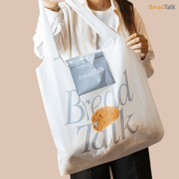 กระเป๋าผ้าสีขาว เบรดทอล์ค