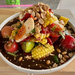 ตำข้าวโพดไข่เค็ม