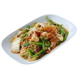 สุกี้แห้งทะเล (ร้าน DD ราดหน้าสุกี้สยามอินเตอร์)