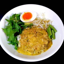 ขนมจีนน้ำยาฅนใต้ทำเองฮาลาล