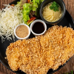 สเต็กหมูทอดกรอบจัมโบ้