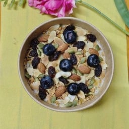 Over night oatmeal ธัญพืช บลูเบอร์รี่