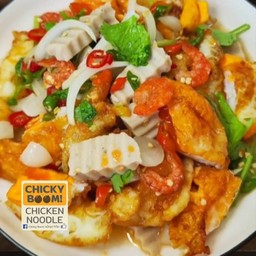 ยำไข่ดาวหมูยอ