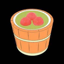 บัวลอยถั่วแดง นมสดชาเขียว , ชา SC