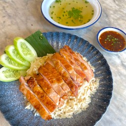 ข้าวมันไก่ย่าง