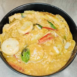 ข้าวไข่ข้นห่อหมกหอยเชลล์