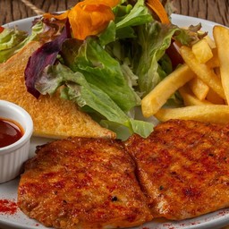 สเต็กหมูสันนอกสไปรซี่