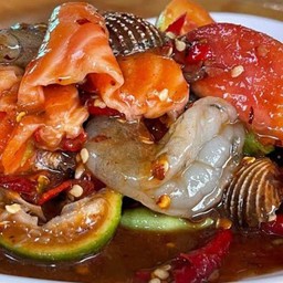 ตำทะเลรวมแซลมอน