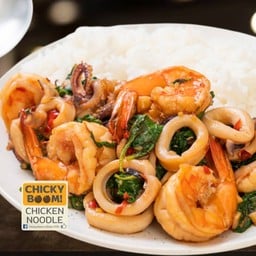 ข้าวกะเพราทะเลรวม