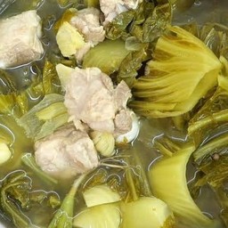 ต้มผักกาดดองใส่กระดูกหมู