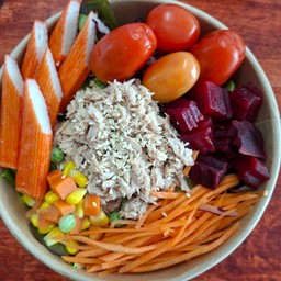 สลัดทูน่า ปูอัด