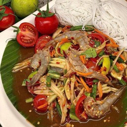 ตำกุ้งสด