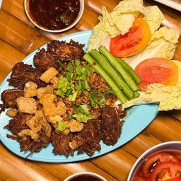 ลาบกุ้ง (สุก)