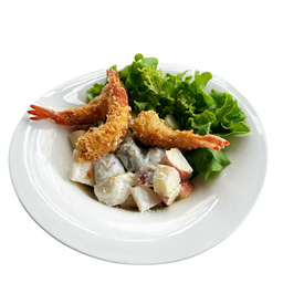สลัดผลไม้กุ้งกรอบ