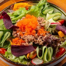 สลัดทูน่าไข่กุ้ง