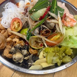 ตำถาดหอยแครง